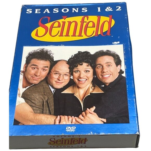 Seinfeld DVD seasons 1&2 437 minutes 1991 2004 not rated volume 1 READ - Picture 1 of 5